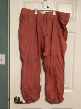Torrid Crop Pull On Drawstring Pant Poplin